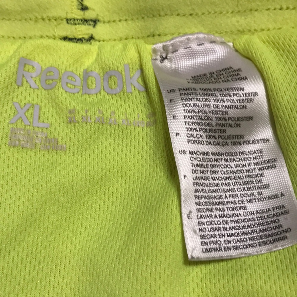 XL Reebok Lined Running Shorts - Picture 2 of 3